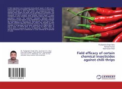 Field efficacy of certain chemical insecticides against chilli thrips - Sahu, Pushpendra Singh; Kumar, Ashwani; Khan, Hadi Husain