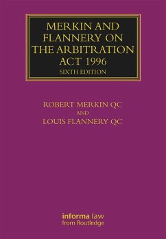 Merkin and Flannery on the Arbitration Act 1996 (eBook, ePUB) - Merkin, Robert; Flannery Qc, Louis