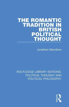 Cover The Romantic Tradition in British Political Thought (eBook, ePUB)