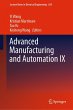 Advanced Manufacturing and Automation IX - Bild 1