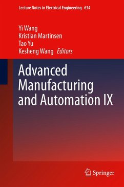 Advanced Manufacturing and Automation IX