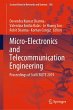 Micro-Electronics and Telecommunication... - Bild 1