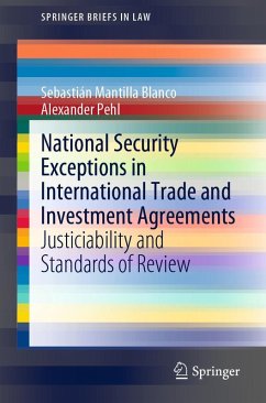 Cover National Security Exceptions in International Trade and Investment Agreements