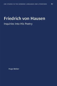 Friedrich von Hausen - Bekker, Hugo