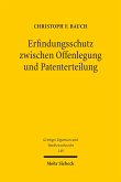 Erfindungsschutz zwischen Offenlegung und Patenterteilung (eBook, PDF)