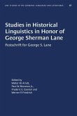 Studies in Historical Linguistics in Honor of George Sherman Lane