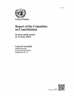 Report of the Committee on Contributions - United Nations: Committee on Contributions; United Nations: General Assembly