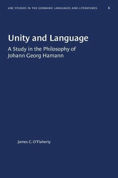 Unity and Language - O'Flaherty, James C