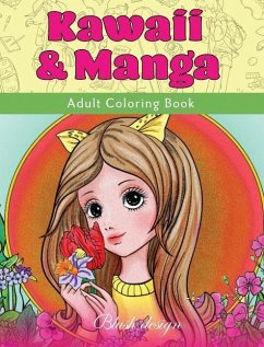 Kawaii & Manga: Adult Coloring Book - Design, Blush