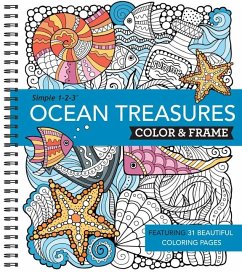 Color & Frame - Ocean Treasures (Adult Coloring Book) - New Seasons; Publications International Ltd