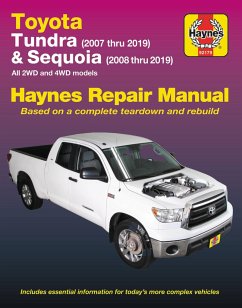 Toyota Tundra 2007-19 & Sequoia 2008-19 - Haynes Publishing