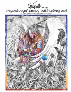 Sheila Wolk Gray Scale ANGEL Adult Coloring Book - Wolk, Sheila B.