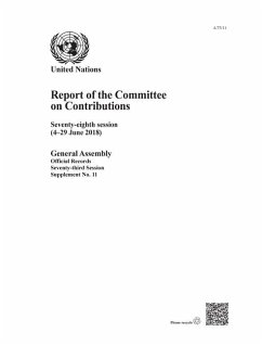 Cover Report of the Committee on Contributions