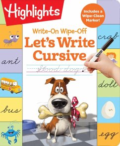 Write-On Wipe-Off Let's Write Cursive - Highlights