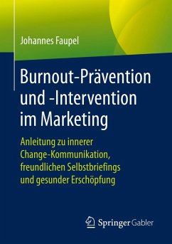 Cover Burnout-Prävention und -Intervention im Marketing (eBook, PDF)