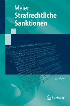 Strafrechtliche Sanktionen (eBook, PDF) - Meier, Bernd-Dieter