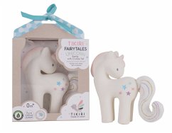 Tikiri® 8578314 - Rassel, Einhorn, Naturkautschuk, Beißspielzeug, 15 cm