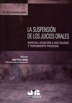 La suspensión de los juicios orales (eBook, PDF) - Pesqueira Zamora, Mª Jesús