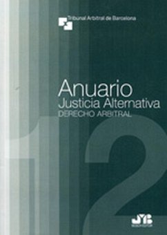 Cover Anuario de Justicia Alternativa. Nº 12. Año 2012 (eBook, PDF)