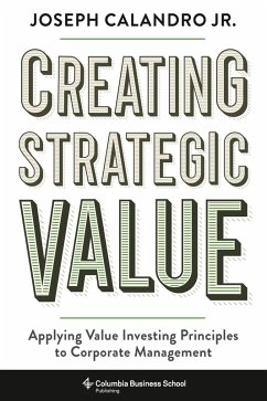 Cover Creating Strategic Value (eBook, ePUB)