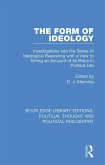 The Form of Ideology (eBook, PDF)