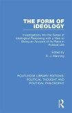 The Form of Ideology (eBook, PDF)