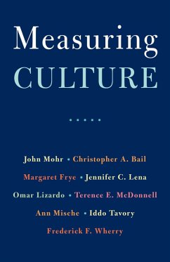 Measuring Culture (eBook, ePUB) - Mohr, John W.; Bail, Christopher A.; Frye, Margaret; Lena, Jennifer C.; Lizardo, Omar; McDonnell, Terence E.; Mische, Ann; Tavory, Iddo; Wherry, Frederick F.