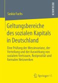 Geltungsbereiche des sozialen Kapitals in Deutschland