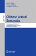 Chinese Lexical Semantics - Bild 1