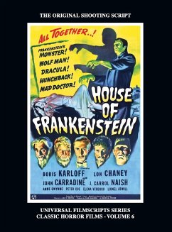 House of Frankenstein (Universal Filmscript Series, Vol. 6) (hardback) - Riley, Philip J.