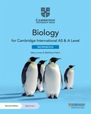 Cambridge International as & a Level Biology Workbook with Digital Access (2 Years) - Jones, Mary; Parkin, Matthew