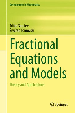 Fractional Equations and Models (eBook, PDF) - Sandev, Trifce; Tomovski, Živorad