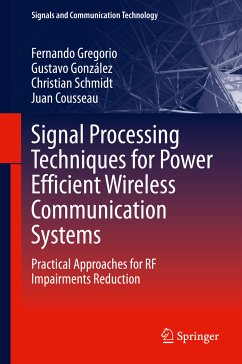 Signal Processing Techniques for Power Efficient Wireless Communication Systems (eBook, PDF) - Gregorio, Fernando; González, Gustavo; Schmidt, Christian; Cousseau, Juan