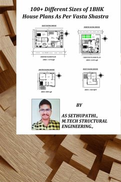 100+ Different Sizes of 1 BHK House Plans As Per Vastu Shastra (First, #1) (eBook, ePUB) - Pathi, A S Sethu