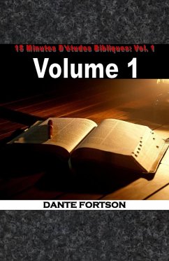 Cover 15 Minutes D'études Bibliques: Vol. 1 (eBook, ePUB)