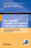 Next Generation Computing Technologies on Computational Intelligence (eBook, PDF)