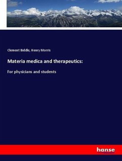 Materia medica and therapeutics: