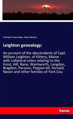 Leighton genealogy: - Jordan, Tristram Frost;Parsons, Usher