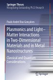 Plasmonics and Light¿Matter Interactions in Two-Dimensional Materials and in Metal Nanostructures