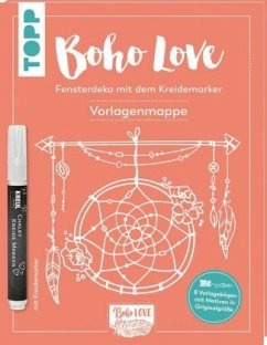 Boho Love. Fensterdeko mit dem Kreidemarker, Vorlagenmappe - Kamieshkova, Olya