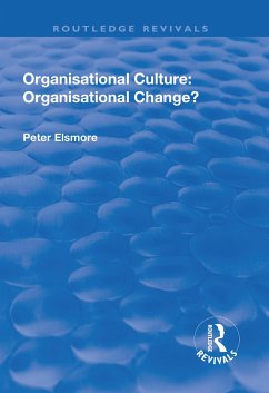 Cover Organisational Culture: Organisational Change?