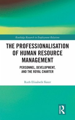 Cover The Professionalisation of Human Resource Management