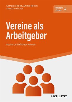 Vereine als Arbeitgeber (eBook, PDF) - Geckle, Gerhard; Rothe, Amelie; Wilcken, Stephan