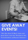 Give away Events! (eBook, ePUB)