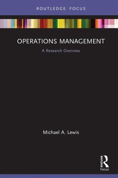 Cover Operations Management (eBook, PDF)
