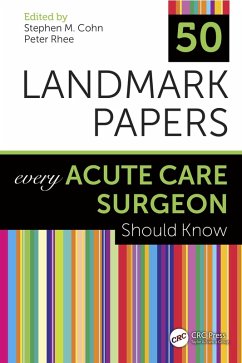 Cover 50 Landmark Papers Every Acute Care Surgeon Should Know (eBook, ePUB)