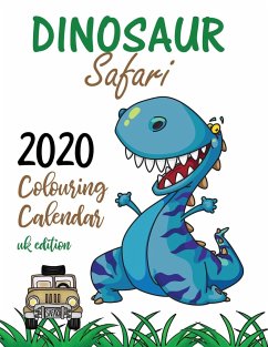 Dinosaur Safari 2020 Colouring Calendar (UK Edition) - Gumdrop Press