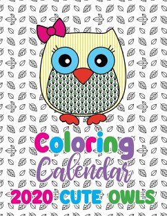 Coloring Calendar 2020 Cute Owls - Gumdrop Press