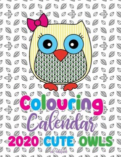 Cover Colouring Calendar 2020 Cute Owls (UK Edition)