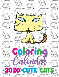 Coloring Calendar 2020 Cute Cats - Gumdrop Press